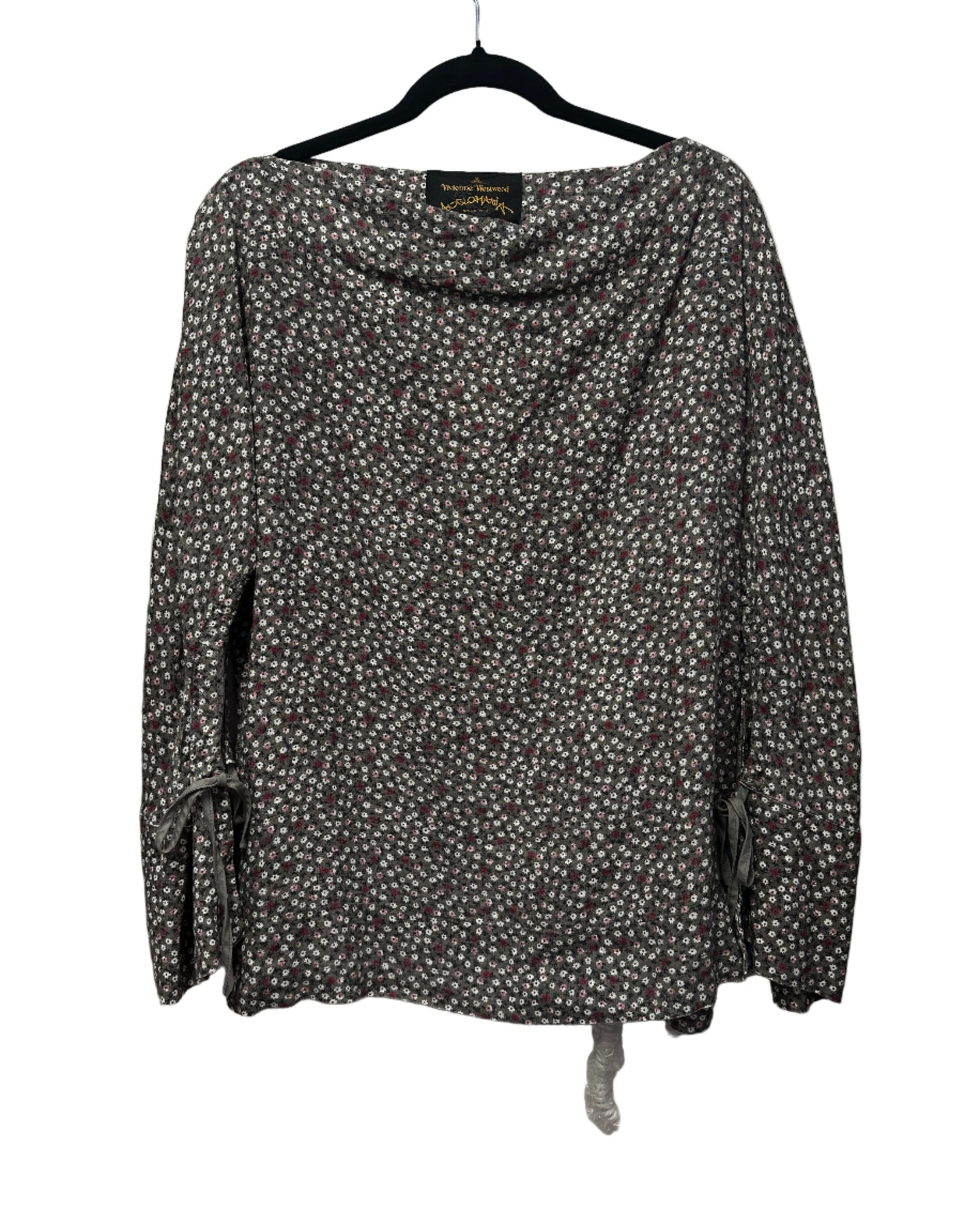 Vivienne Westwood (Anglomania) Linen Floral Top Size UK 16