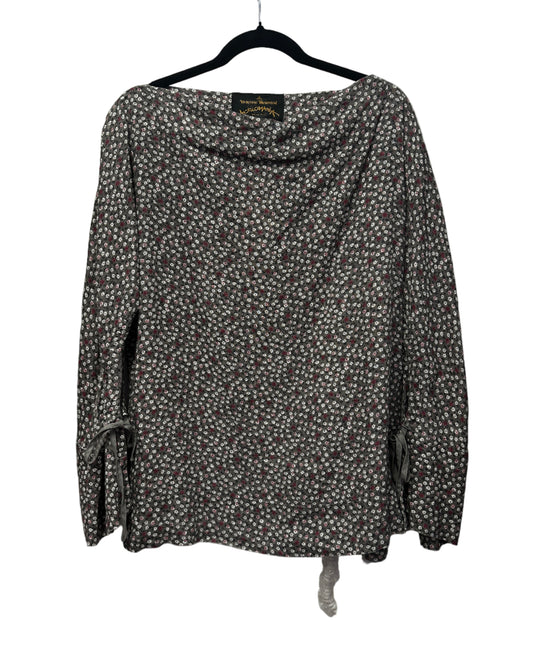 Vivienne Westwood (Anglomania) Linen Floral Top Size UK 16