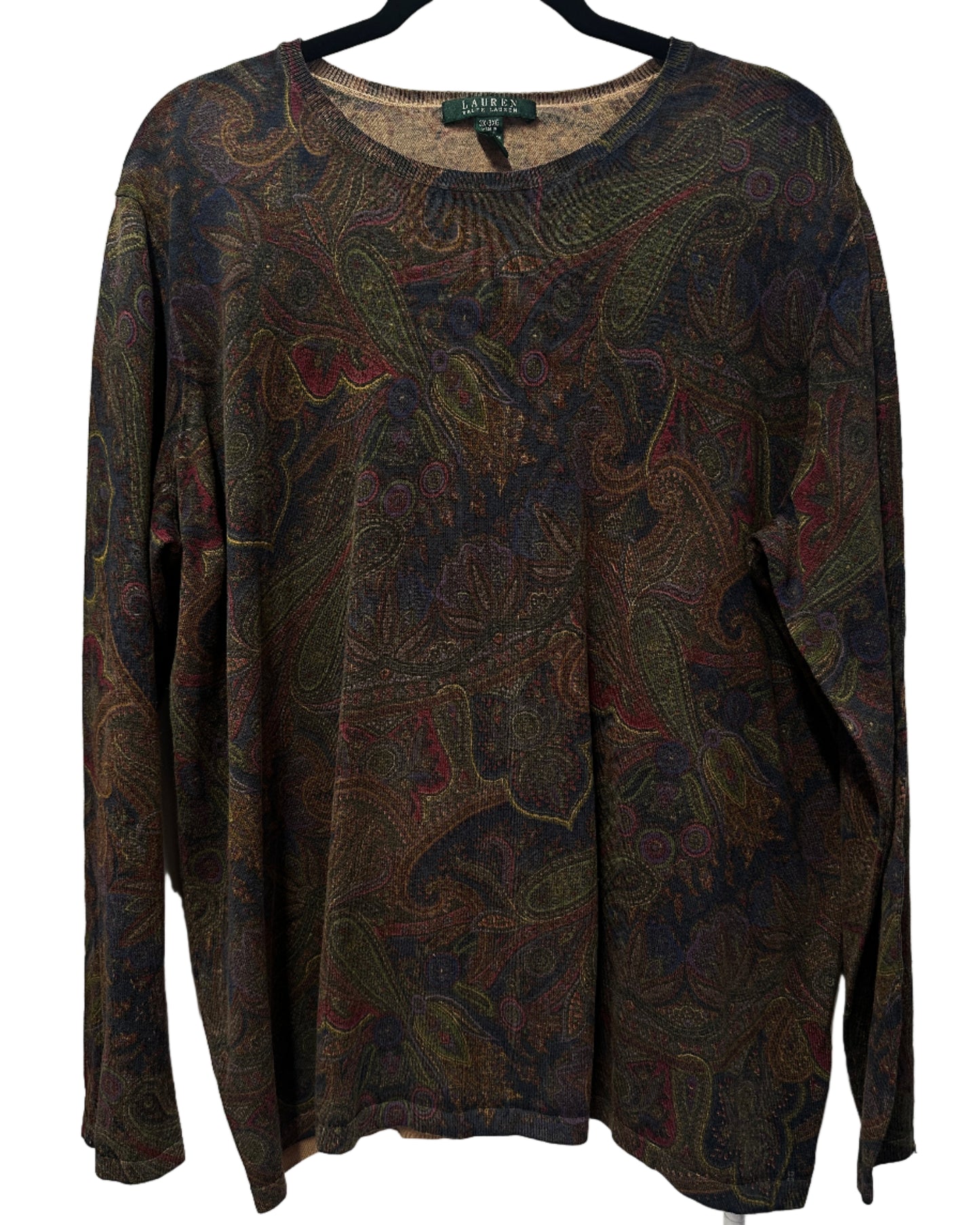Lauren Ralph Lauren Long Sleeve Tshirt Size 3XL (Vintage)