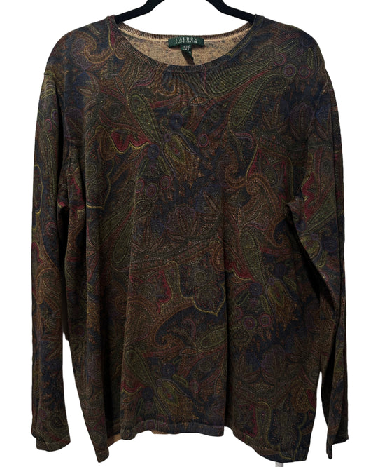 Lauren Ralph Lauren Long Sleeve Tshirt Size 3XL (Vintage)