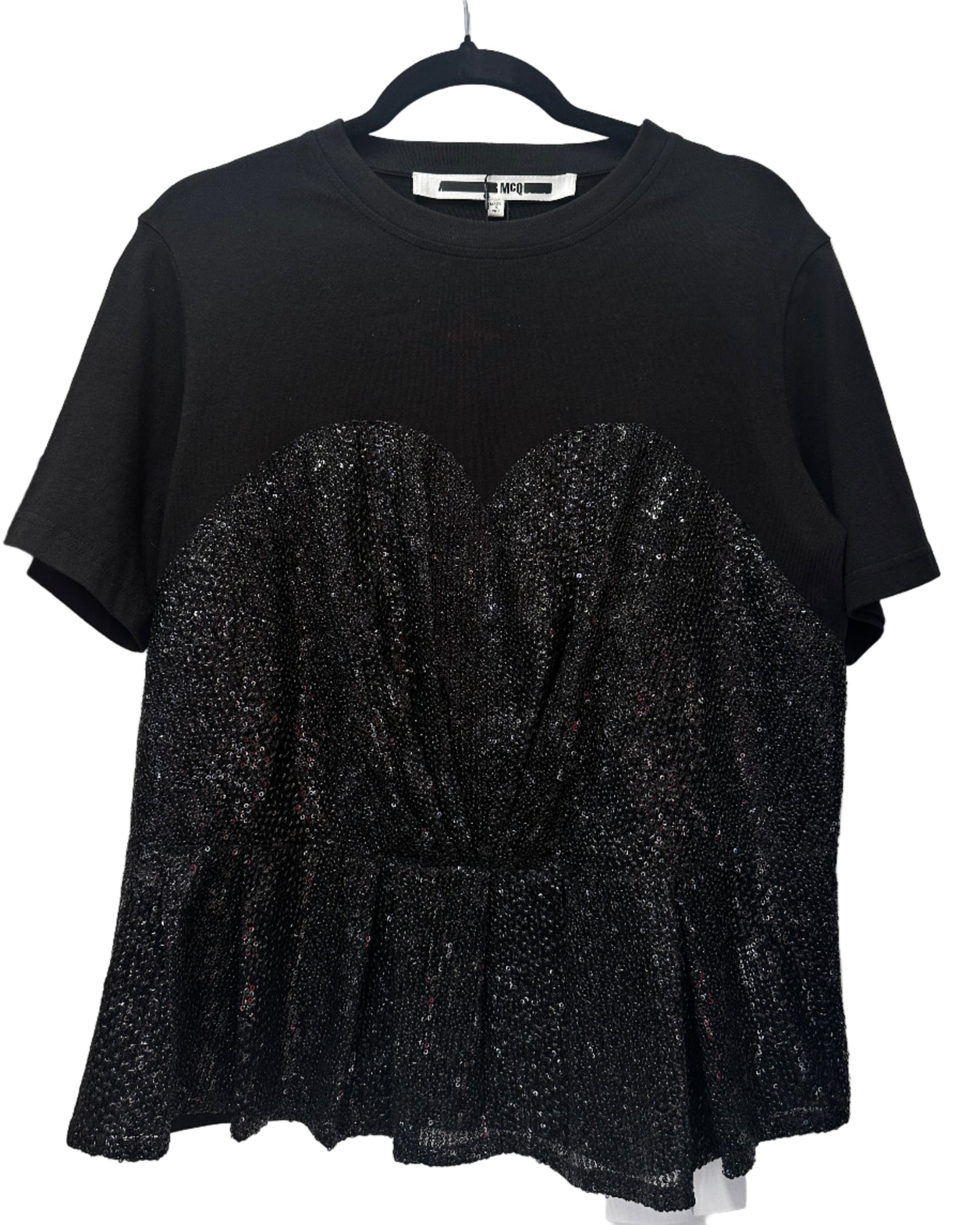 McQ Alexander McQueen Peplum Top Size UK 14