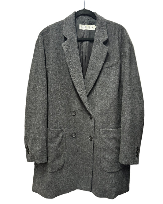 See by Chloè Wool Coat Size UK 16