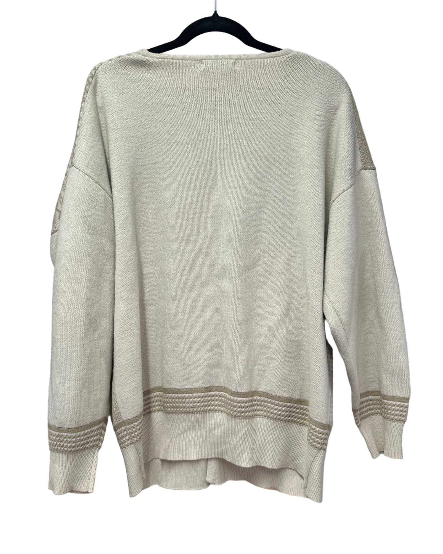 Nè Net Grandad Style Cardigan Size L