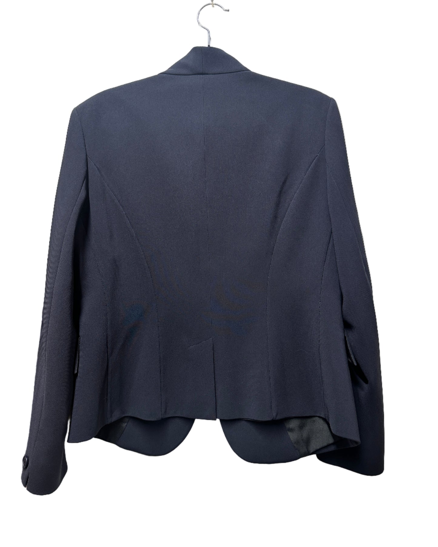 Max Mara Studio Navy Blue Blazer Size UK 12