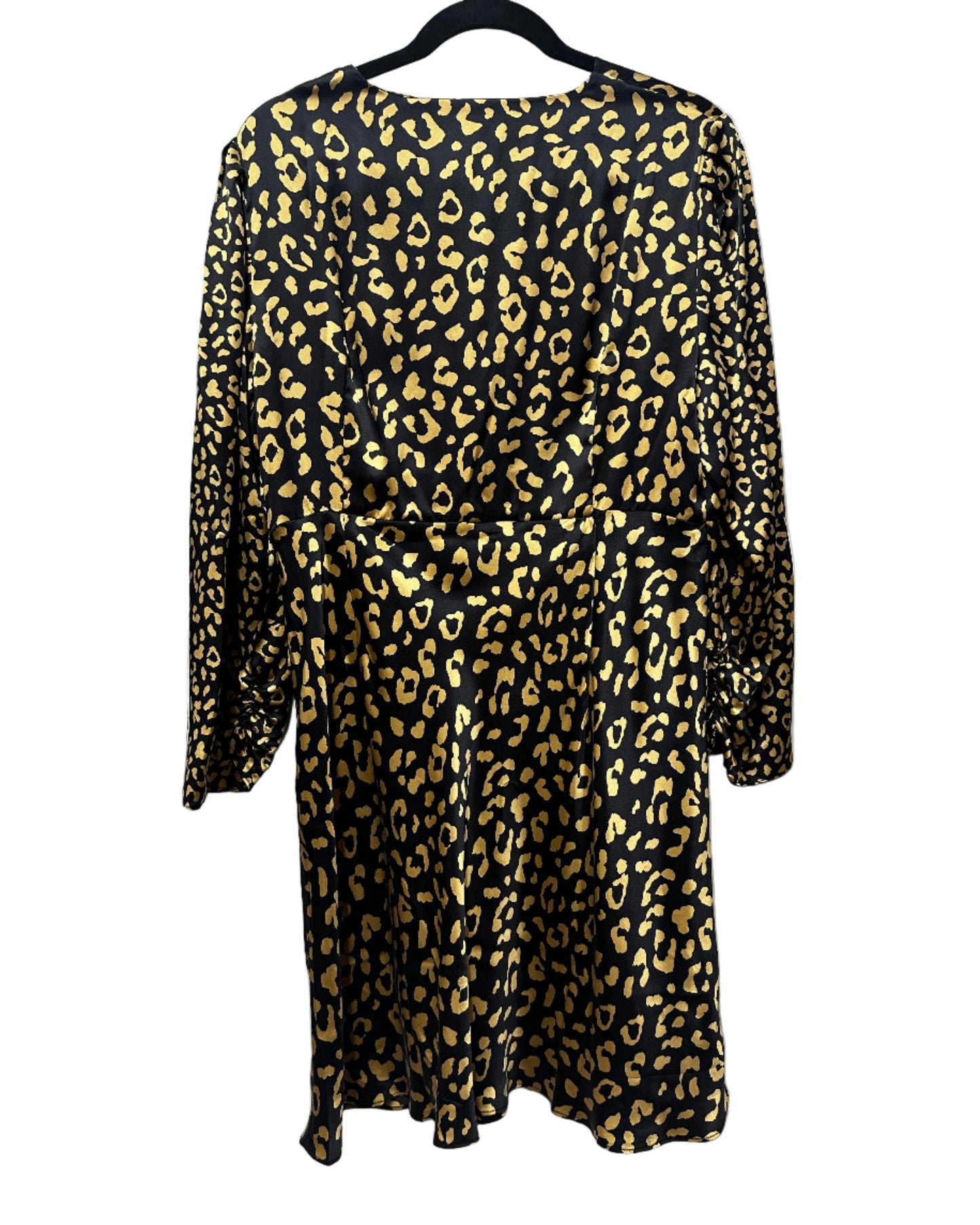 RIXO London Silk Leopard Print Dress Size XL