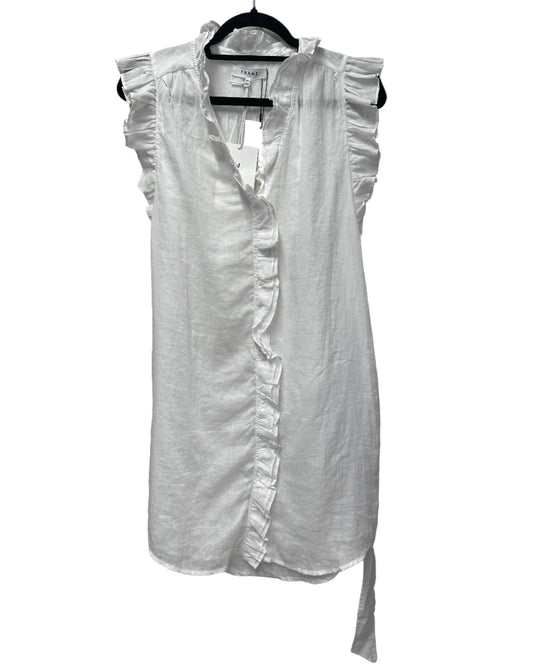 FRAME Lauren Dress White Size S