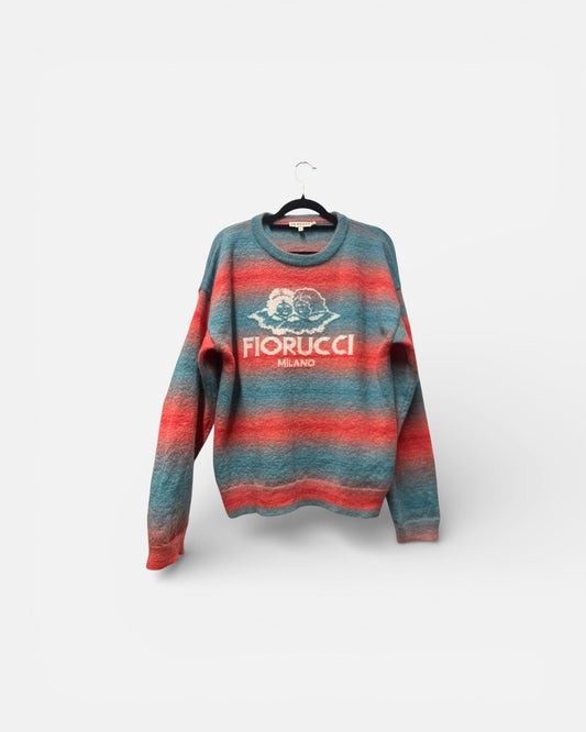 FIORUCCI Striped Angel Knit  Jumper Size XS