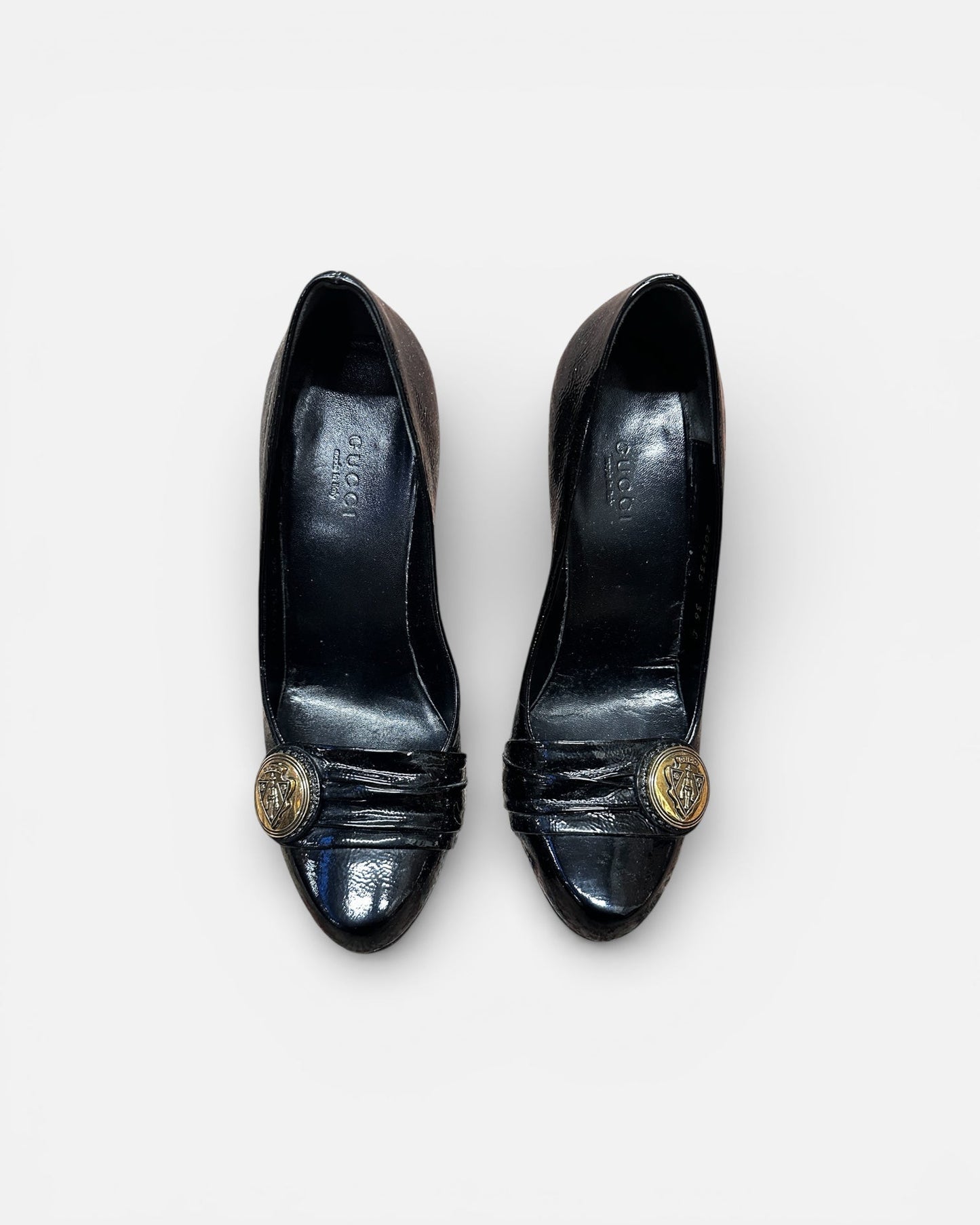 Gucci 'Hysteria' Collection Patent Leather Heels - Size EU36 UK3/ 3.5