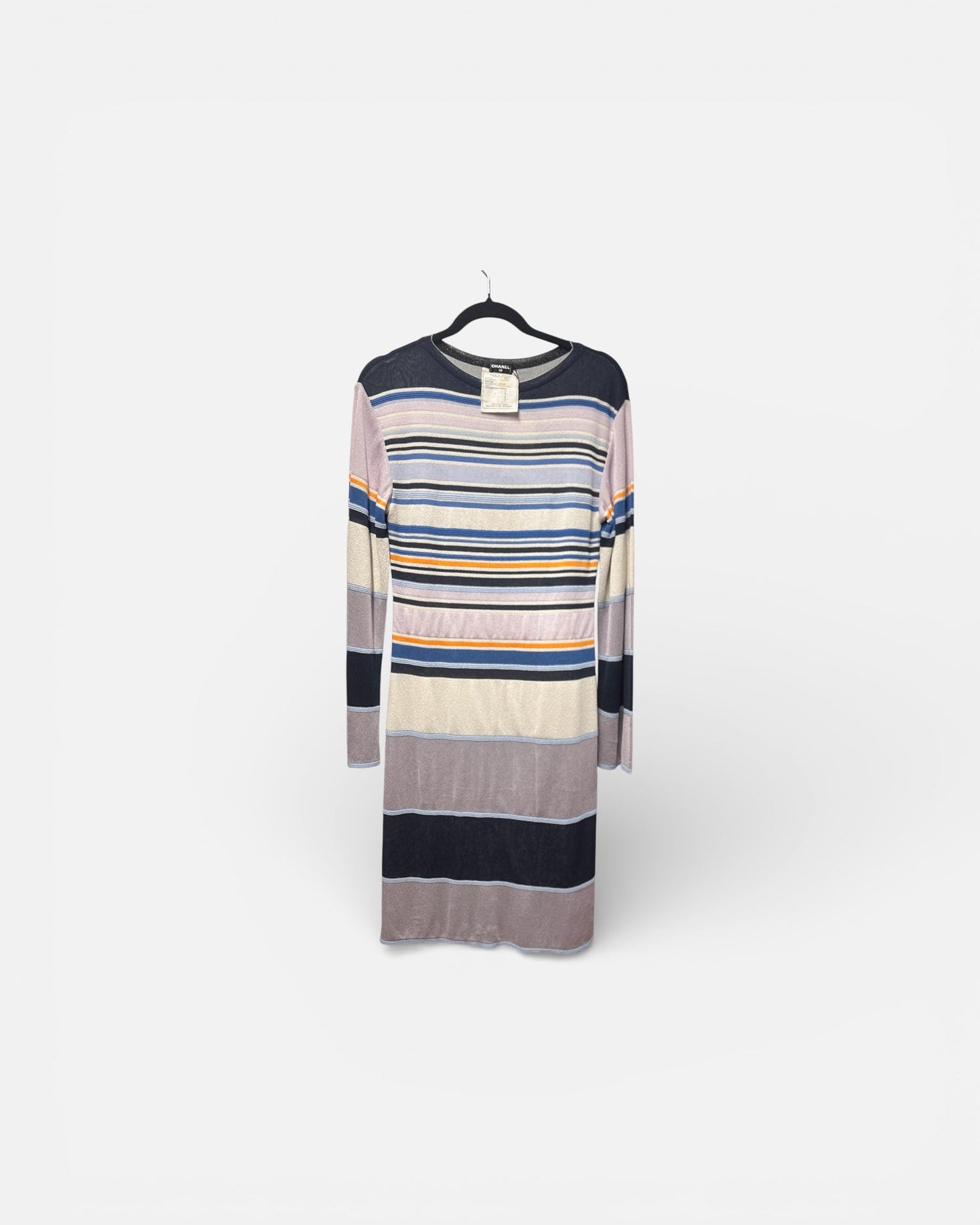 Chanel Sparkle Long Sleeve Mini Dress - UK8
