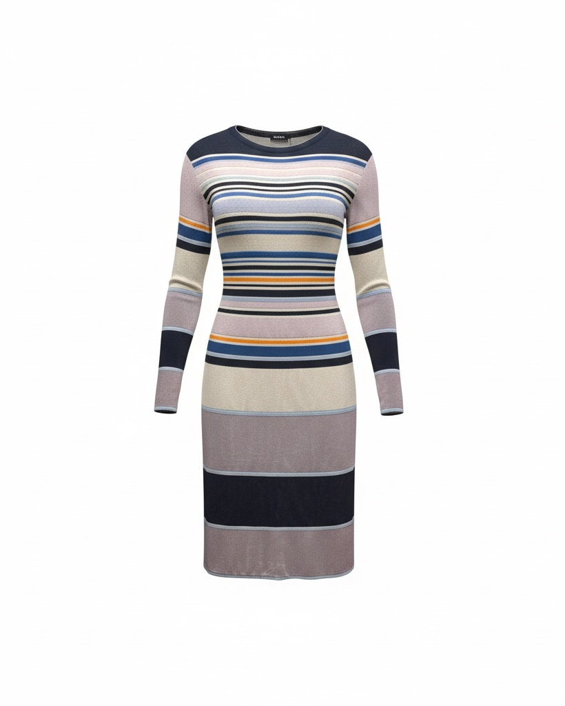 Chanel Sparkle Long Sleeve Mini Dress - UK8