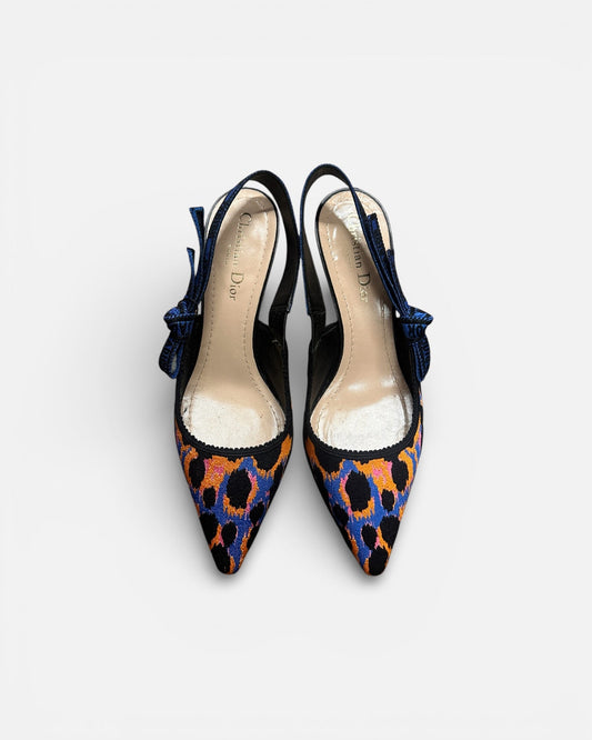 Limited Edition Christian Dior J'Dior slingback pumps Size EU 38 UK 5