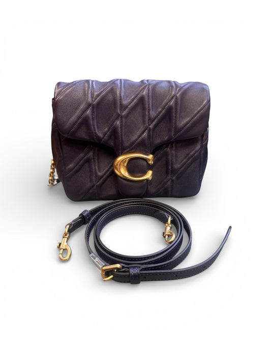 COACH Times Square Tabby Navy Blue New Without Tags