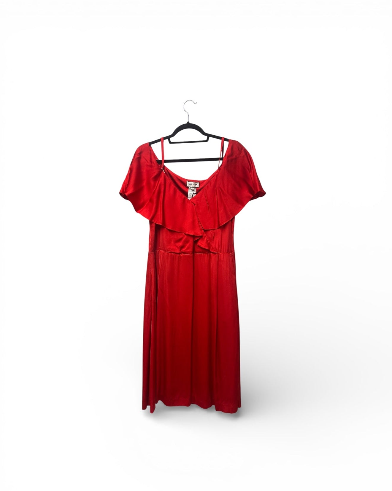 Paul + Joe Red Dress Size UK 14 - 16