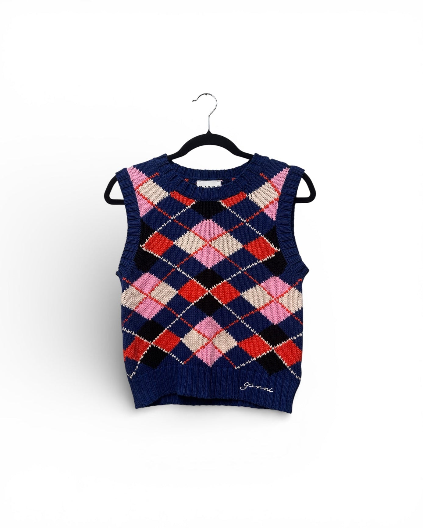 GANNI Cotton Vest Top Size XS