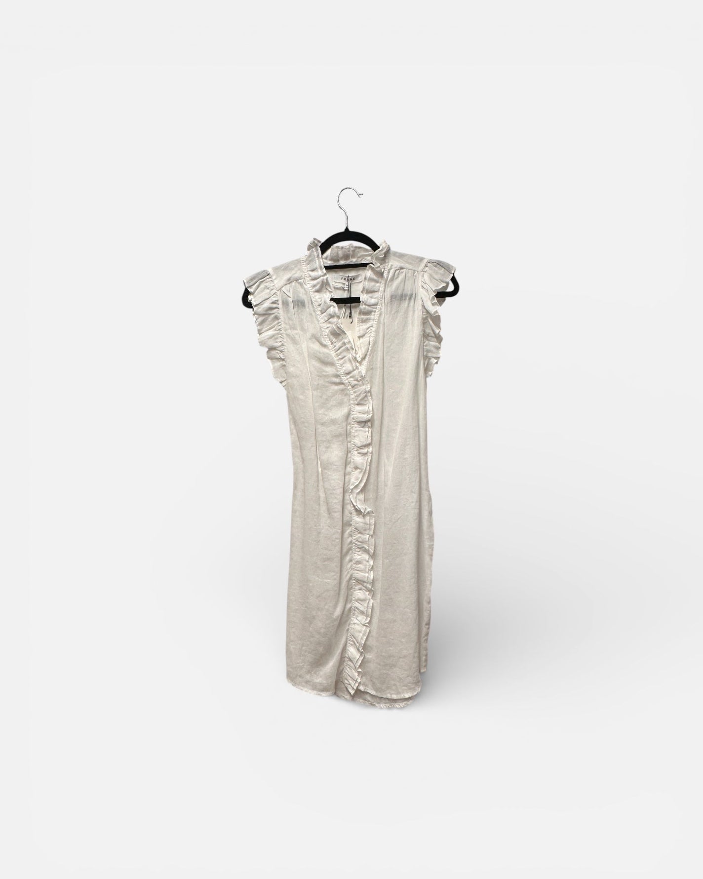 FRAME Lauren Dress White Size S