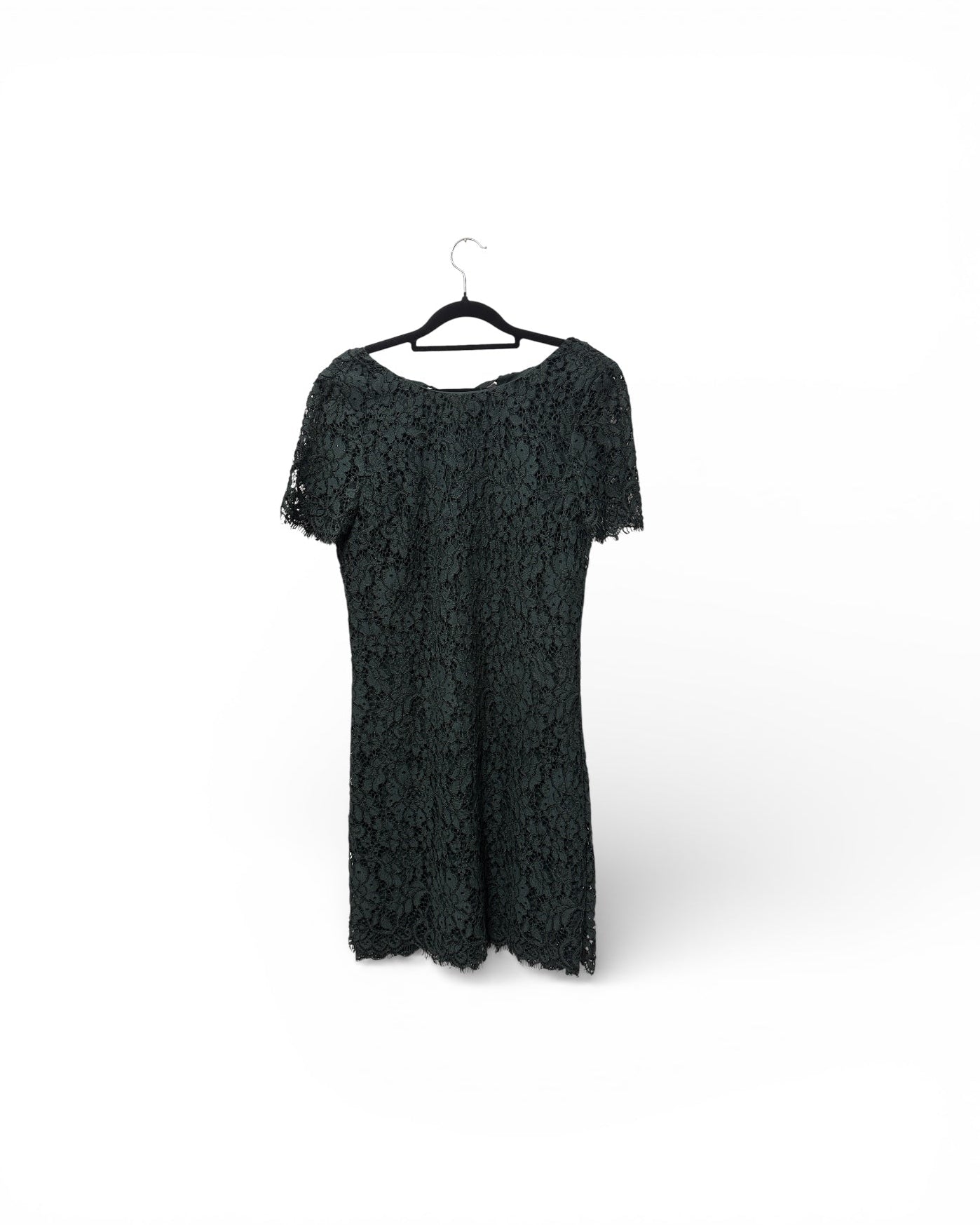 TWINSET Simona Barbieri Green Lace Mini Dress Size XS