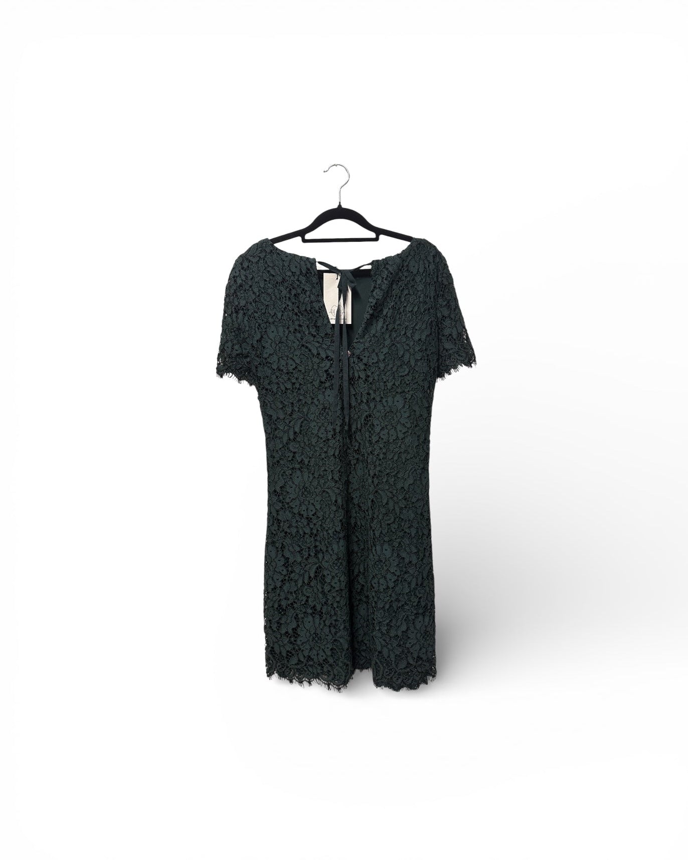 TWINSET Simona Barbieri Green Lace Mini Dress Size XS