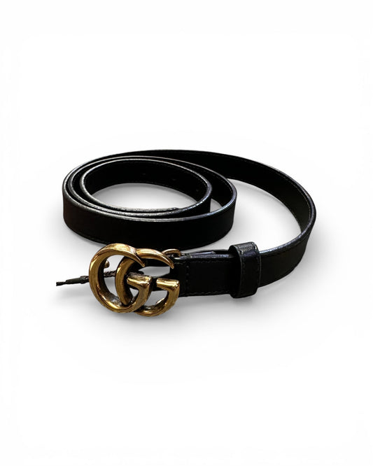 GG Marmont Thin Belt and Dust Bag