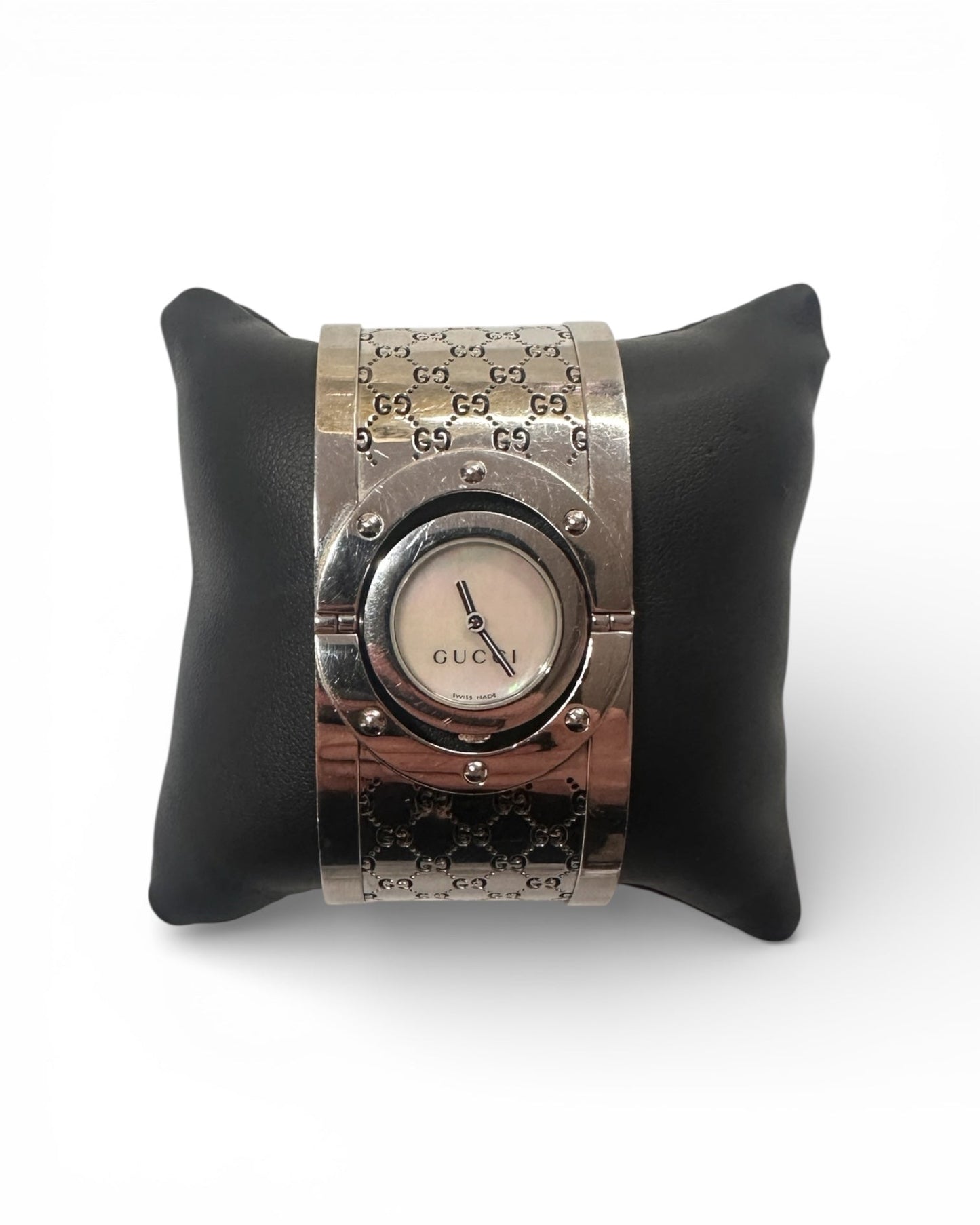 GUCCI Twirl Watch Pearl Face