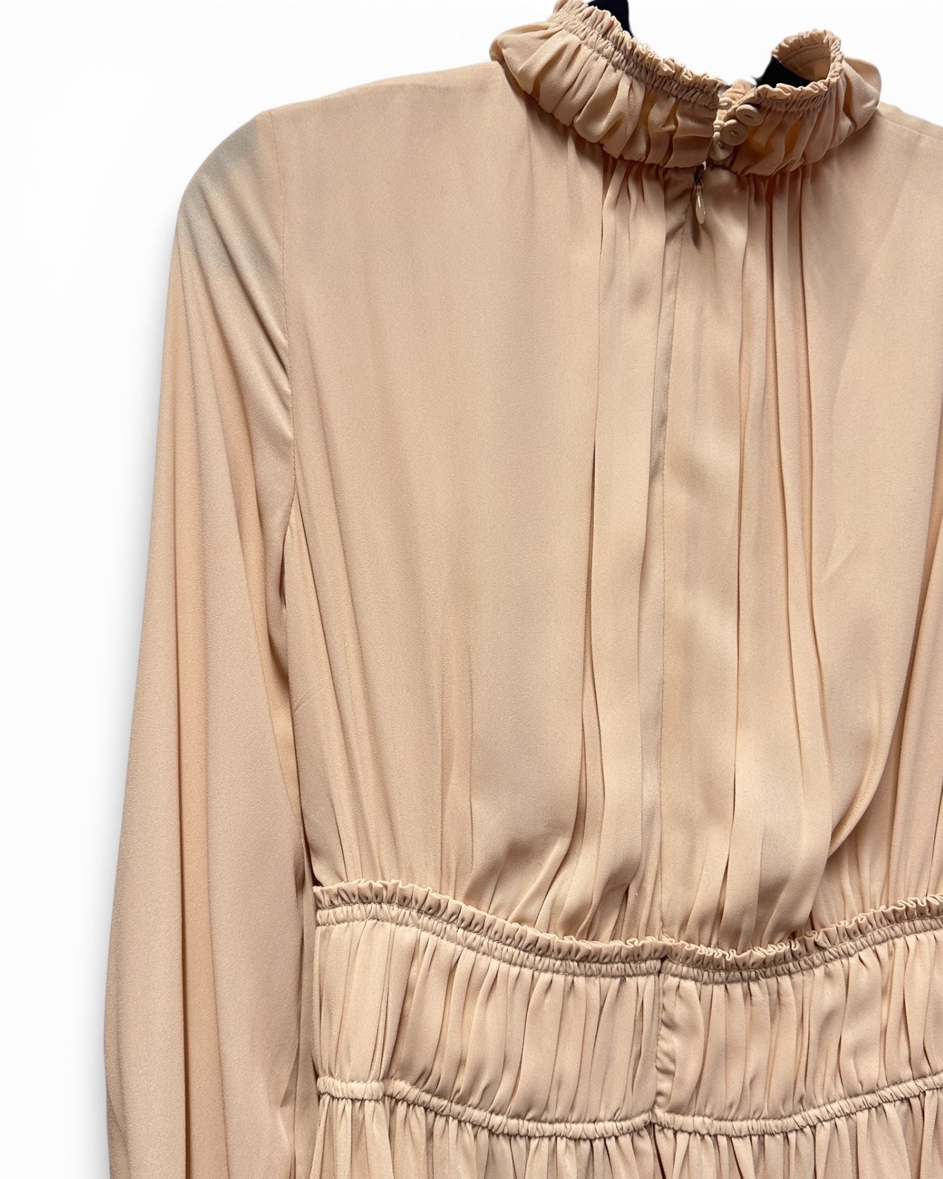 Chloé Maxi Dress High Collar Size L