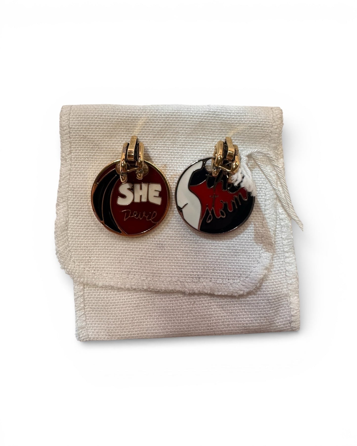 Chloé "She Devil" Earrings - Framed Closure