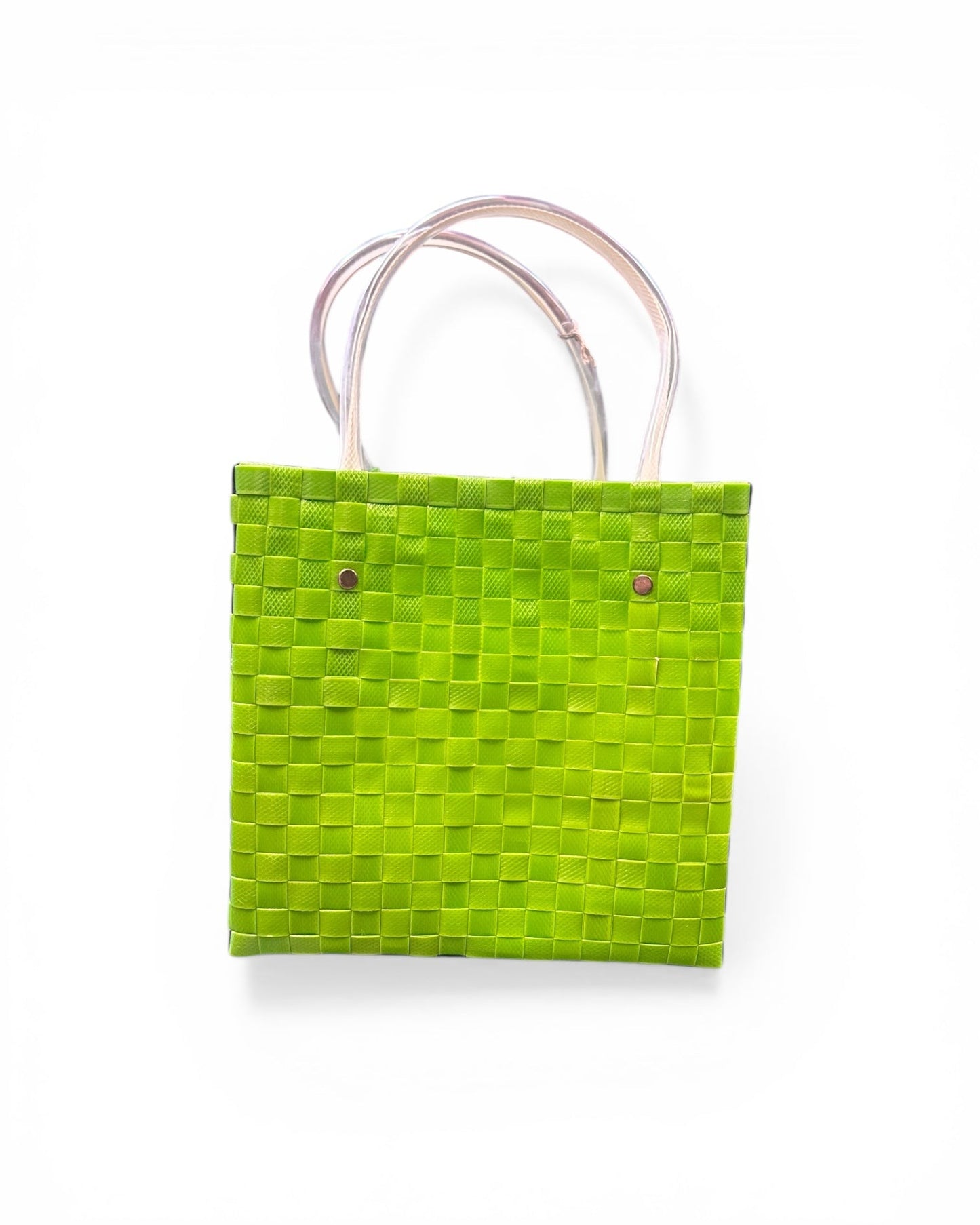Marni Bright Coloured Woven Market Bag - Panda