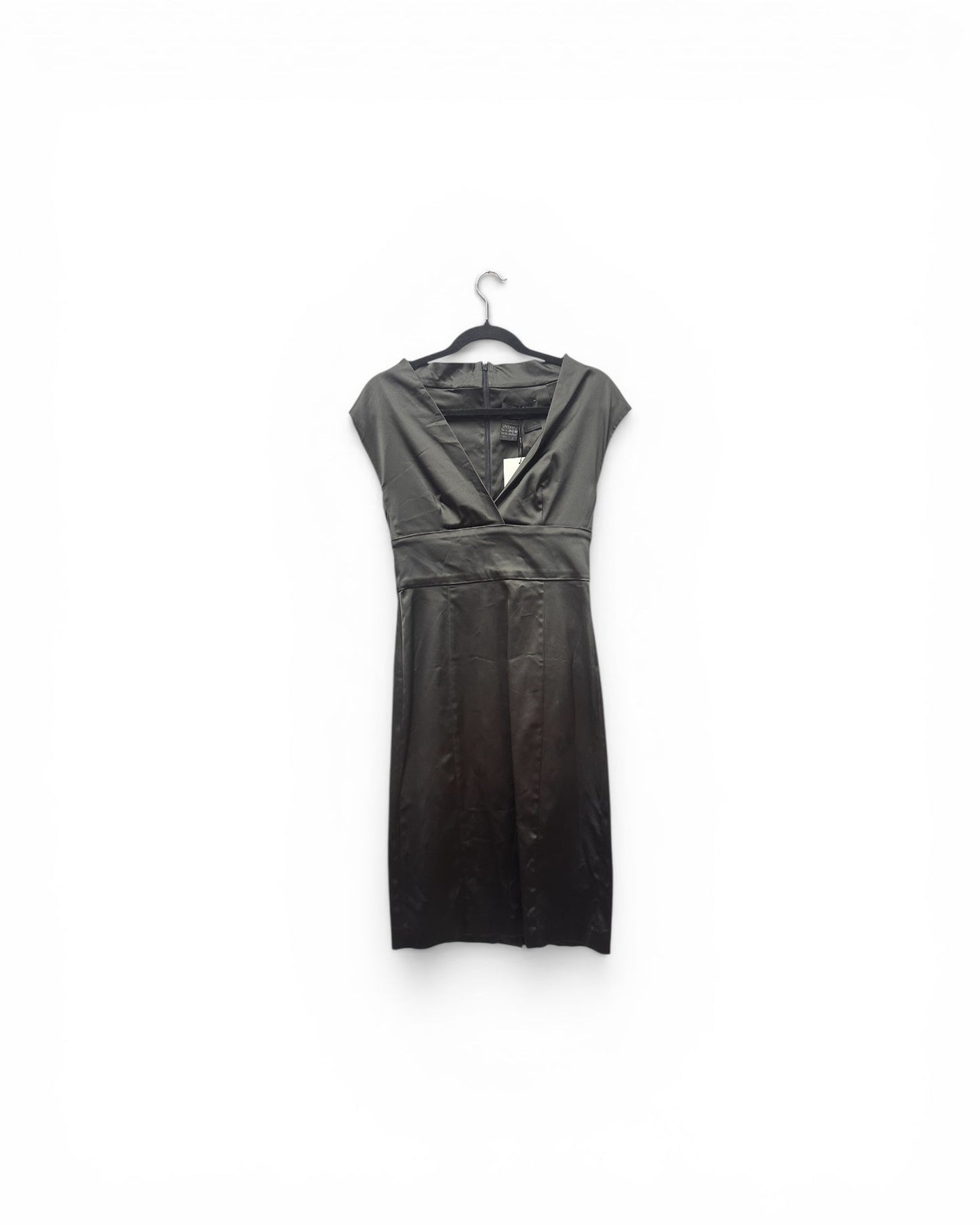 Max Mara Stretch Bodycon Dress Black UK 10