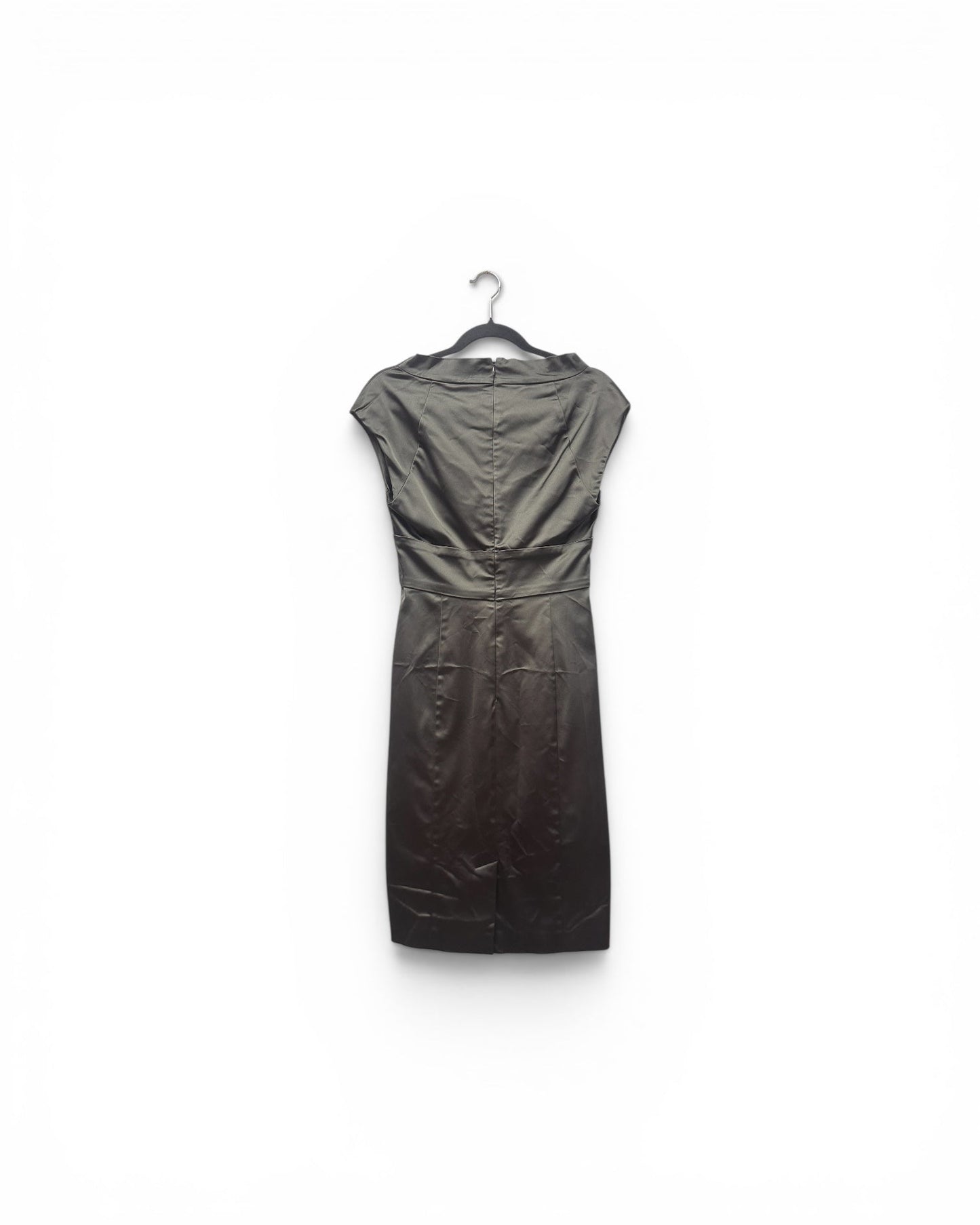 Max Mara Stretch Bodycon Dress Black UK 10