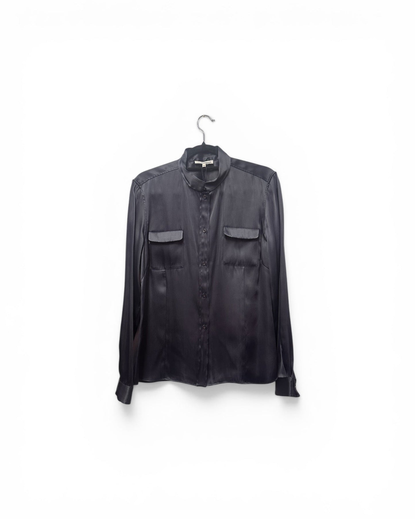 Jil Sander Navy Blue Blouse UK14