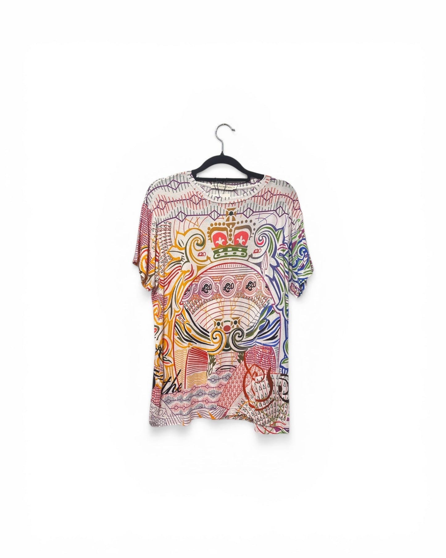 Mary Katrantzou 'Money" T shirt S