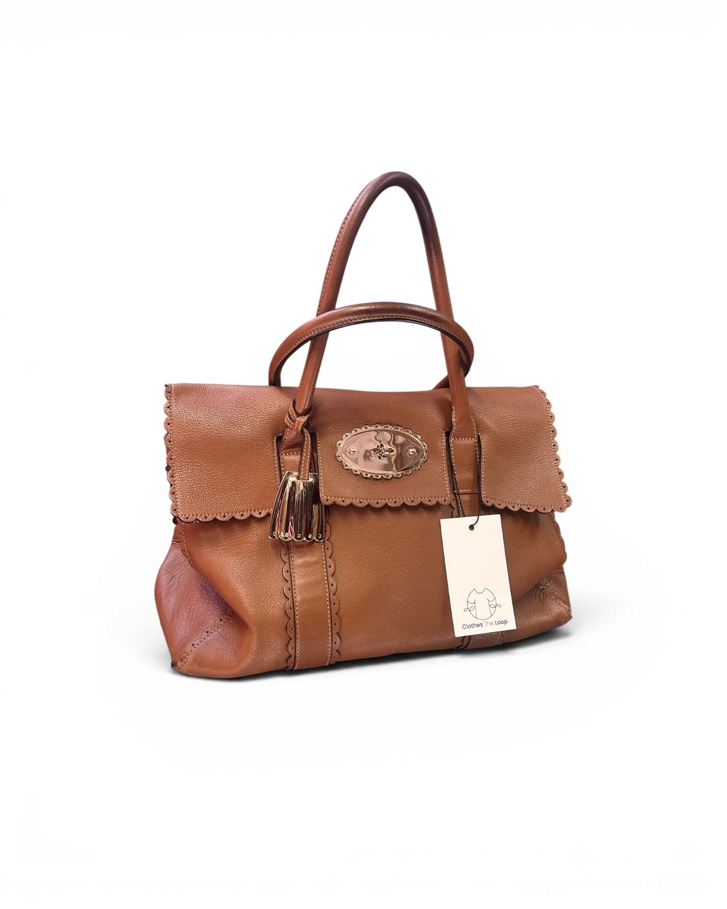Mulberry Cookie Oak Bayswater Bag