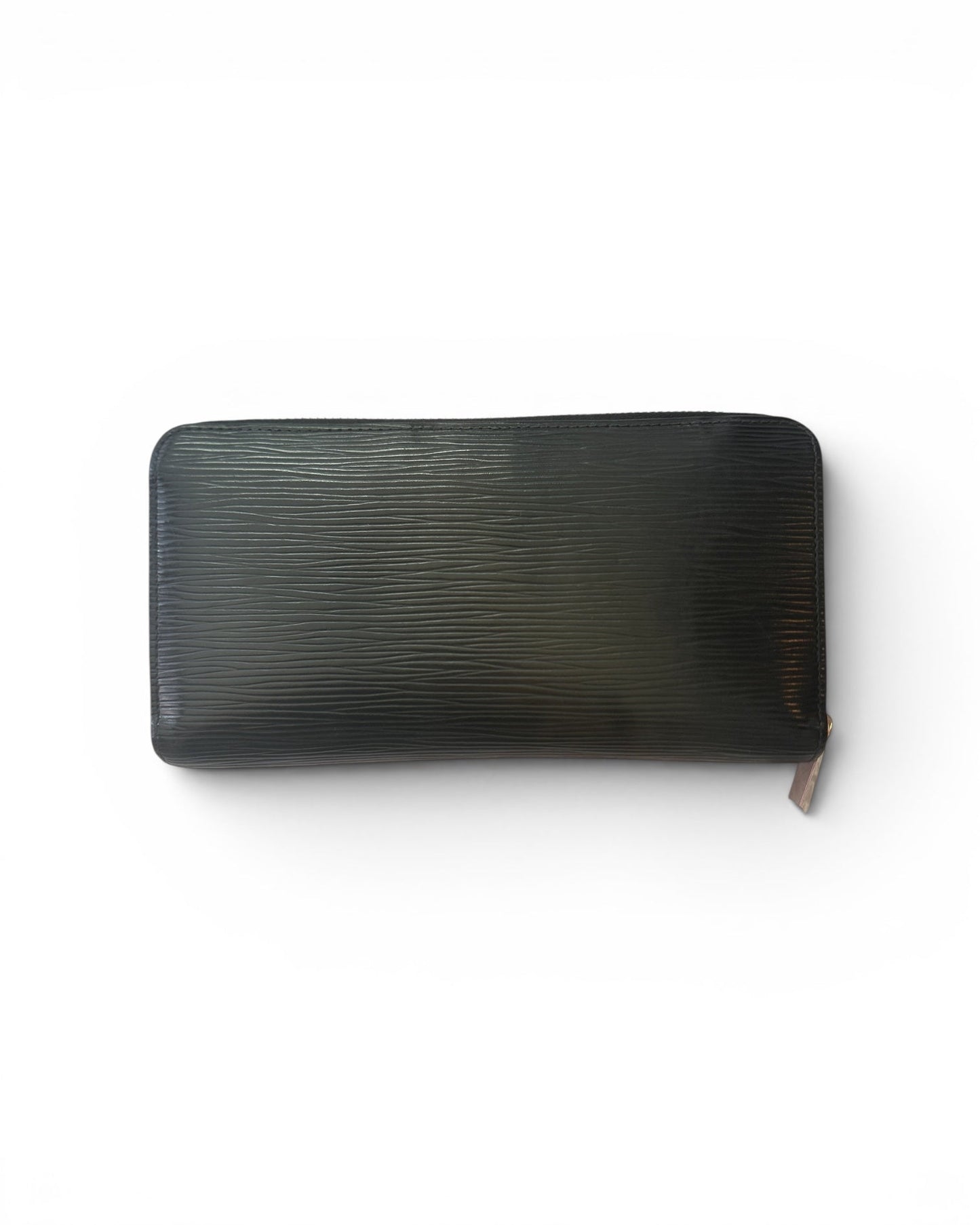 Louis Vuitton Black Epi-Leather Zippy Wallet