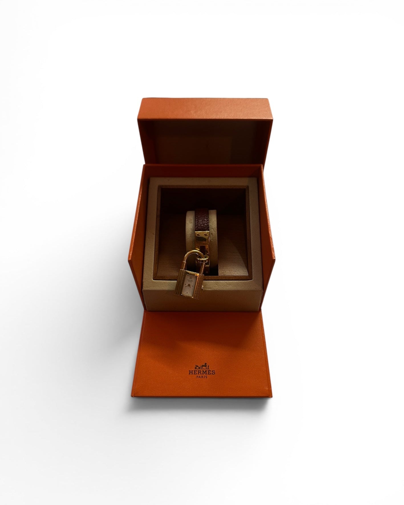 Hermès Vintage Kelly Watch + Box