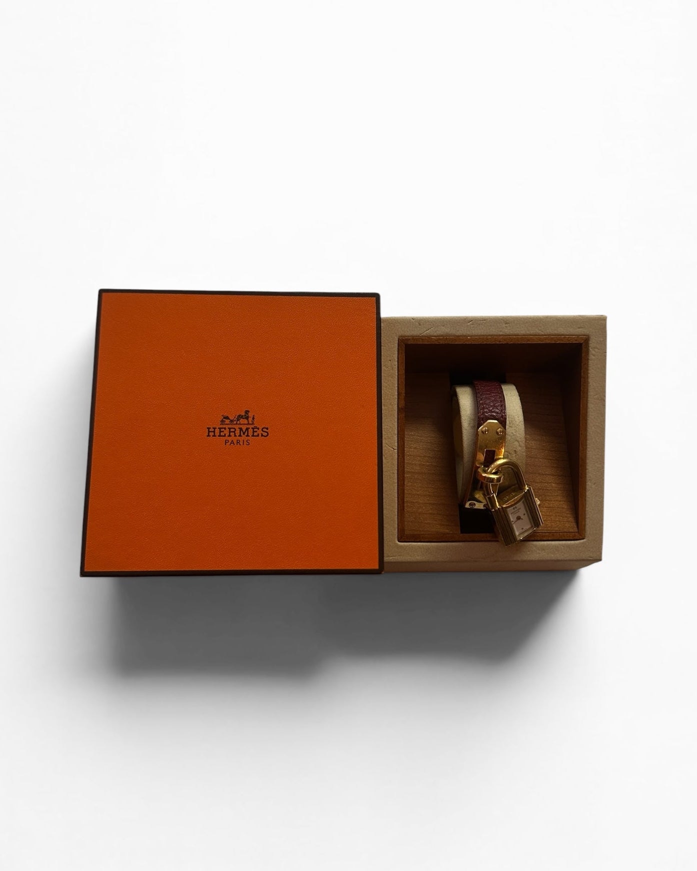 Hermès Vintage Kelly Watch + Box