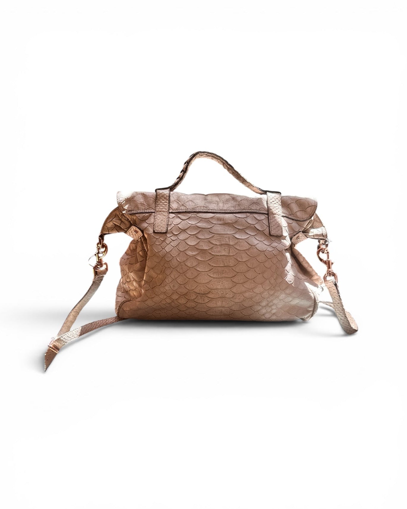 Mulberry Alexa Oversized Embossed Leather Beige