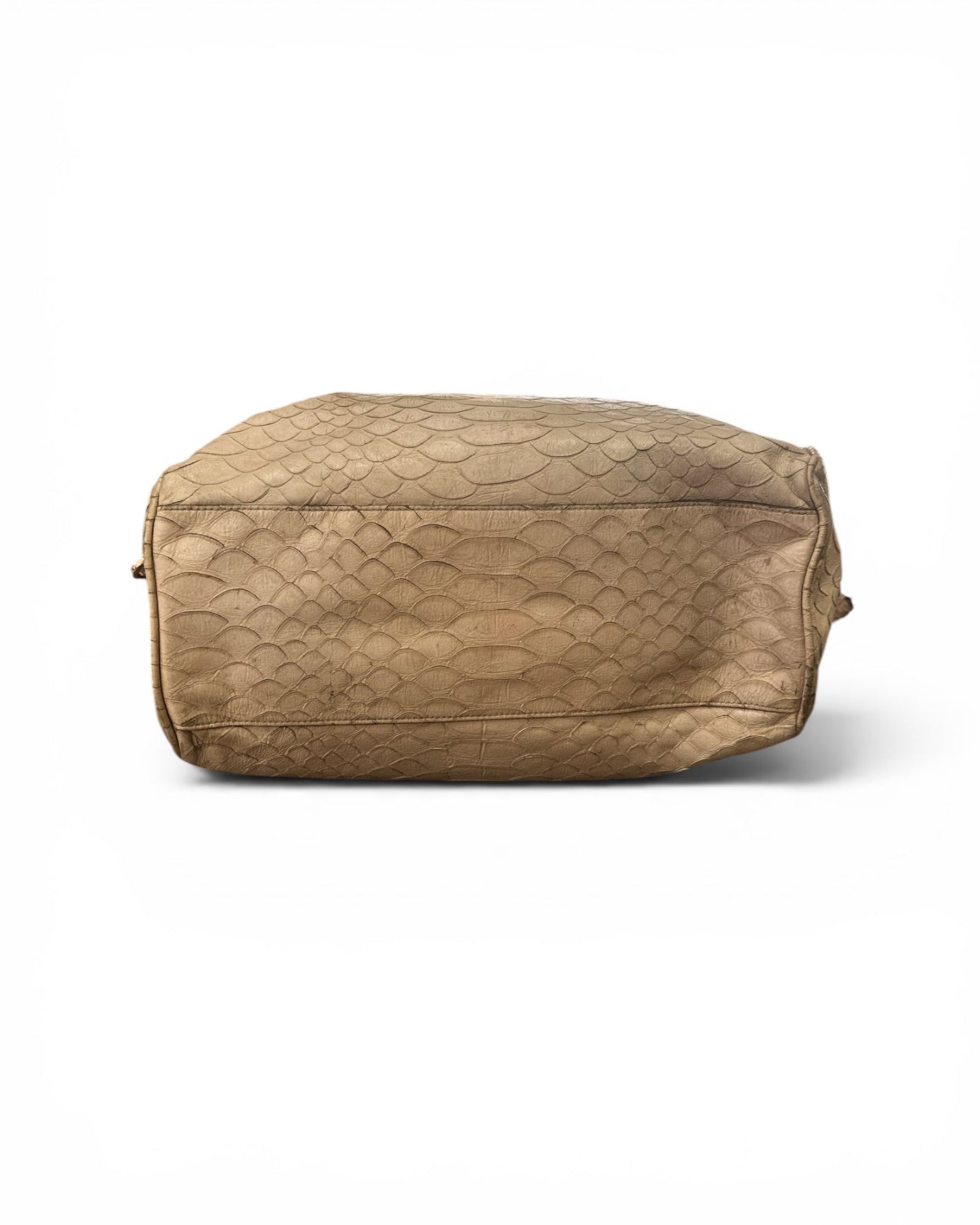 Mulberry Alexa Oversized Embossed Leather Beige