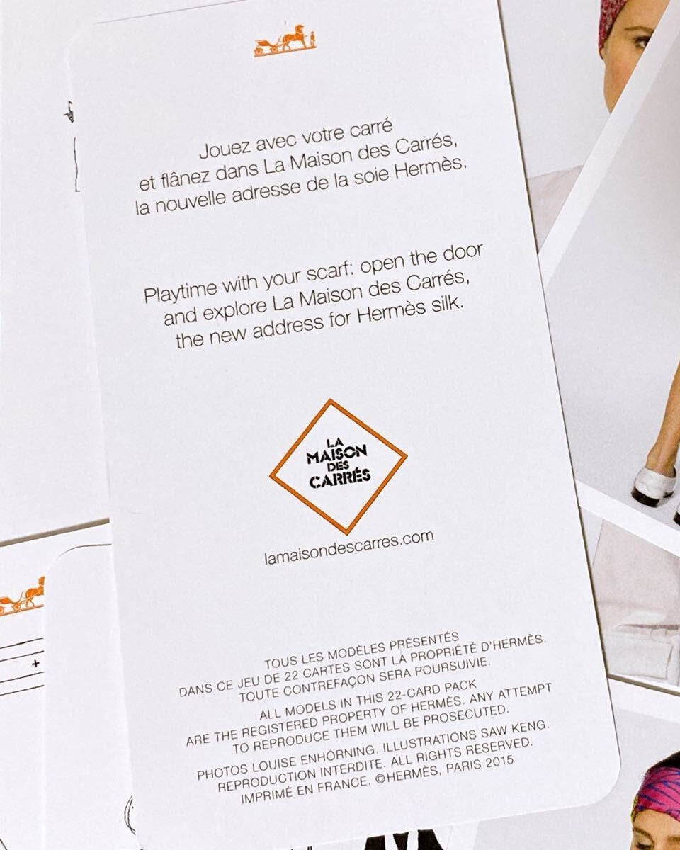 Hermès Knotting Cards No.6