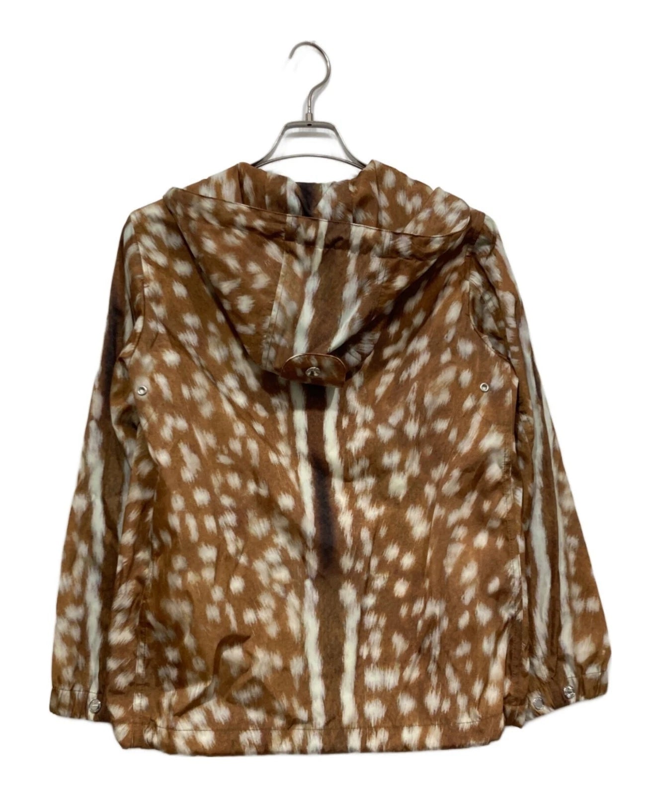 Burberry Everton Deer Print Hooded Jacket Size UK 10